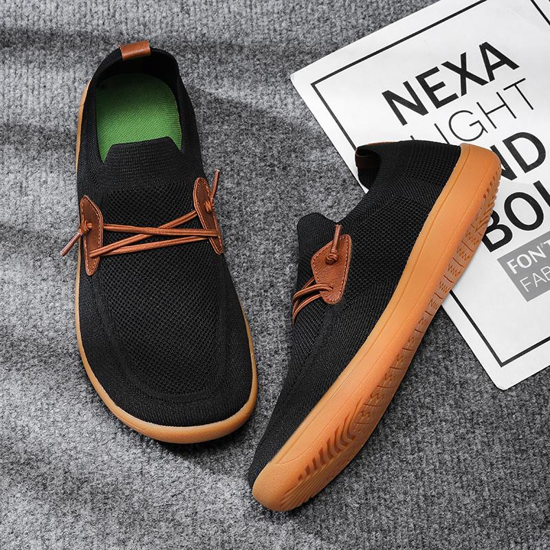 Fashion Breathable Walking Shoes for Men Outdoor Summer Mesh Casual Shoe Lightweight Man Sneakers Comfy Slip on Loafers Treking Footwear