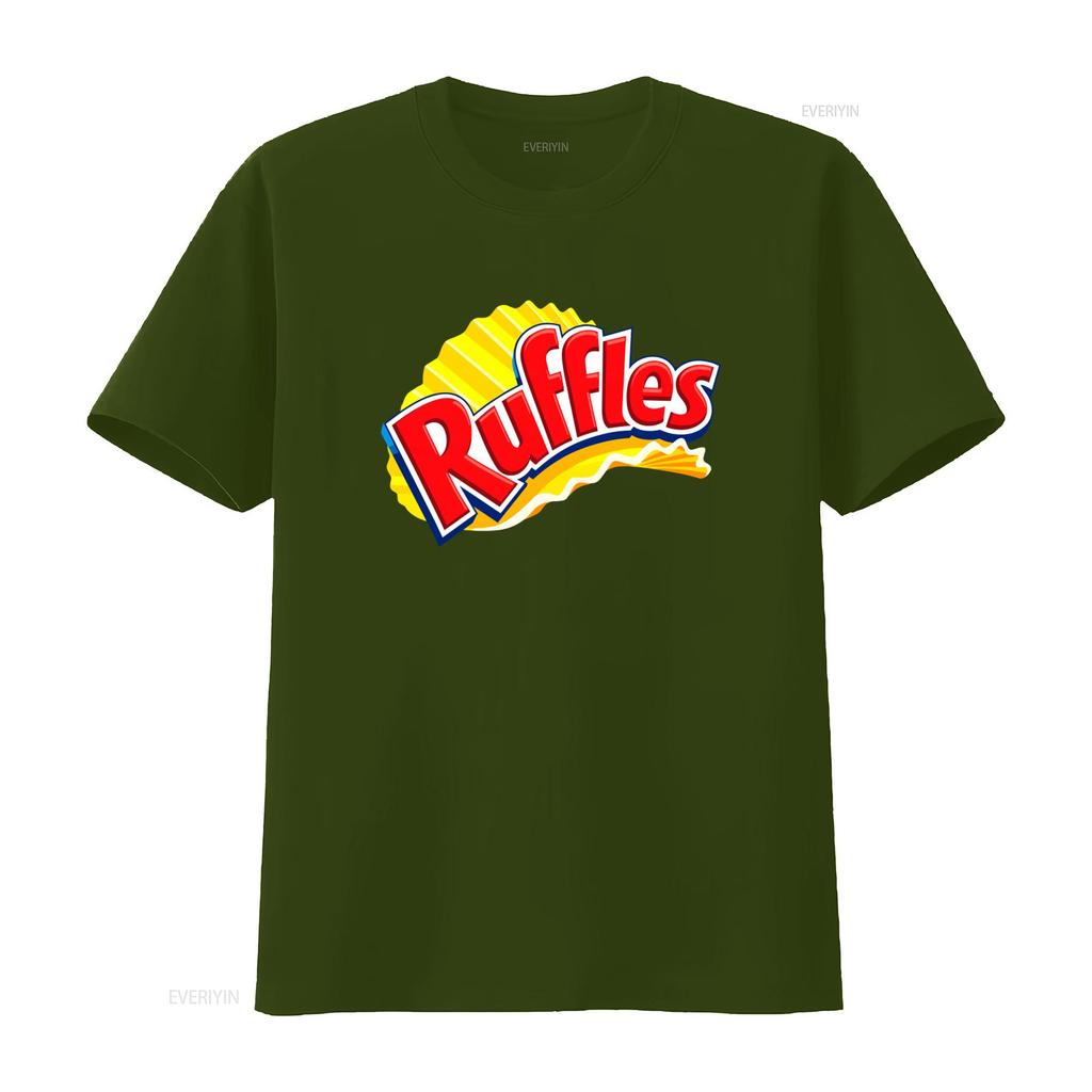 Ruffles Potato Chips Frito Lay T Shirt Retro Style Comfortable Cotton Perfect for Snacks Lovers vintage Washed Stylish