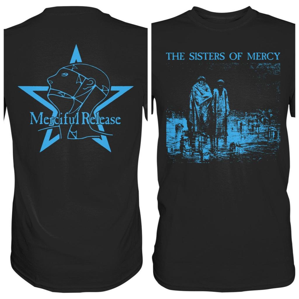 Men T-shirts The Sisters of Mercy 1990 Tour T-Shirt Fun Men's Short Sleeved Oversize Comfortable Pattern T-Shirt Series Top