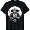 SHAAMOU Samurai Turtle Graphic Funny Japanese Streetwear Aesthet T-Shirt (Black, X-Large)