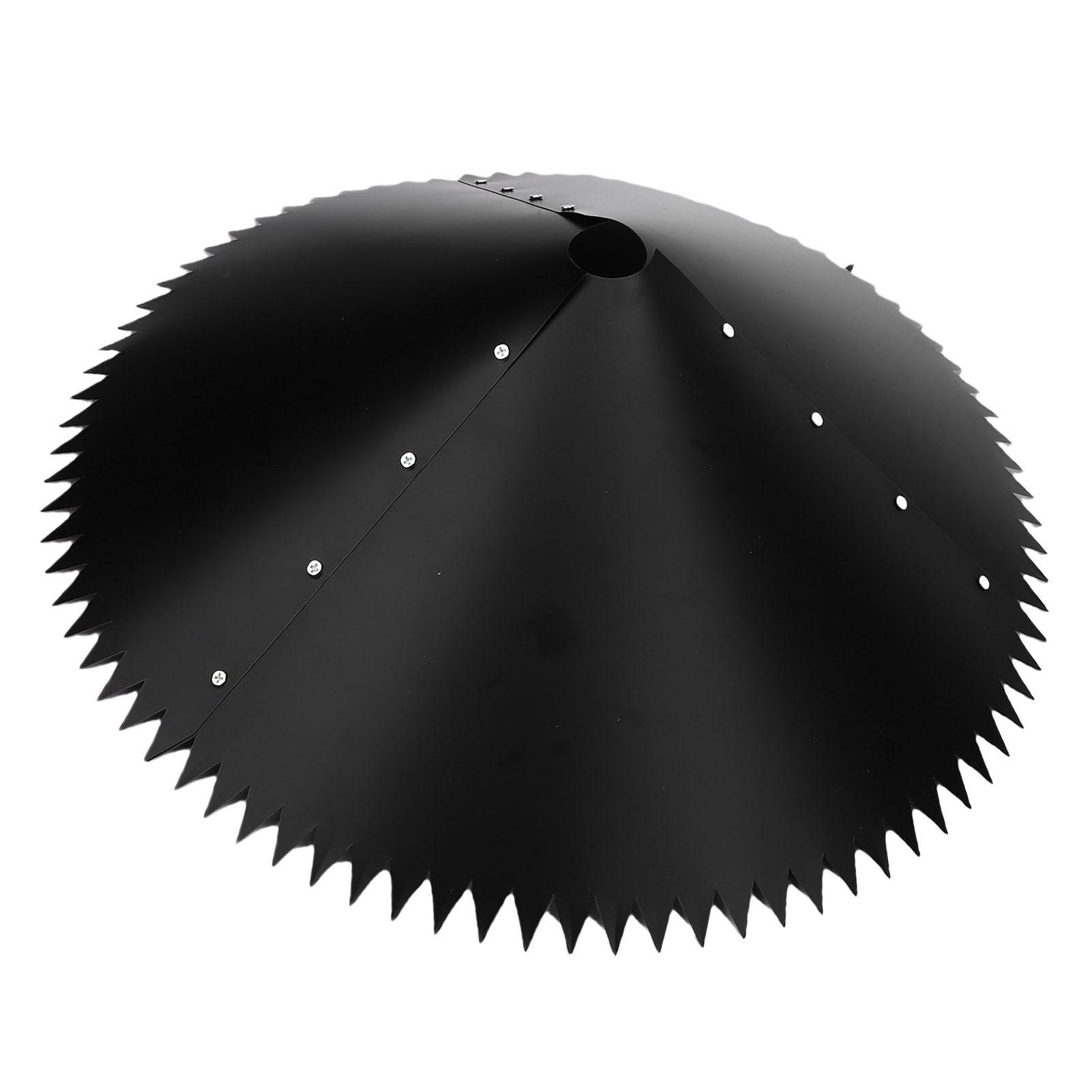 

Baffles with Spikes for Bird Feeder Pole 3 Pieces Wrap Around Guard Weather Resist Black