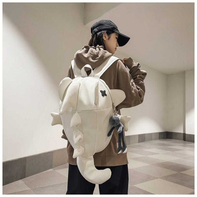 New Cute Little Dinosaur Backpack Primary School Students Three-dimensional Cartoon Monster Children's Travel