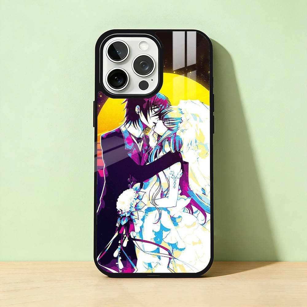 

AAA роскошный комикс Code Geass Чехол для телефона для iPhone 17,16,15,14,13,12,11,Pro Max,Plus Конфетный серебристый чехол iPhone16