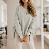 ZANZEA Women Casual Irregular Hem Loose Autumn Long Sleeve Sweatshirt