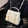 2025 new British retro simple style handbag girls casual versatile foreign style single backpack