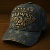 D Print Independence Day Commemorative Sunshade Baseball Cap Outdoor Cap Non-embroidered