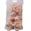 3pcs Elastic Princess Headbands Children Skinny Stretchy Bowknot Elastic Hair Band