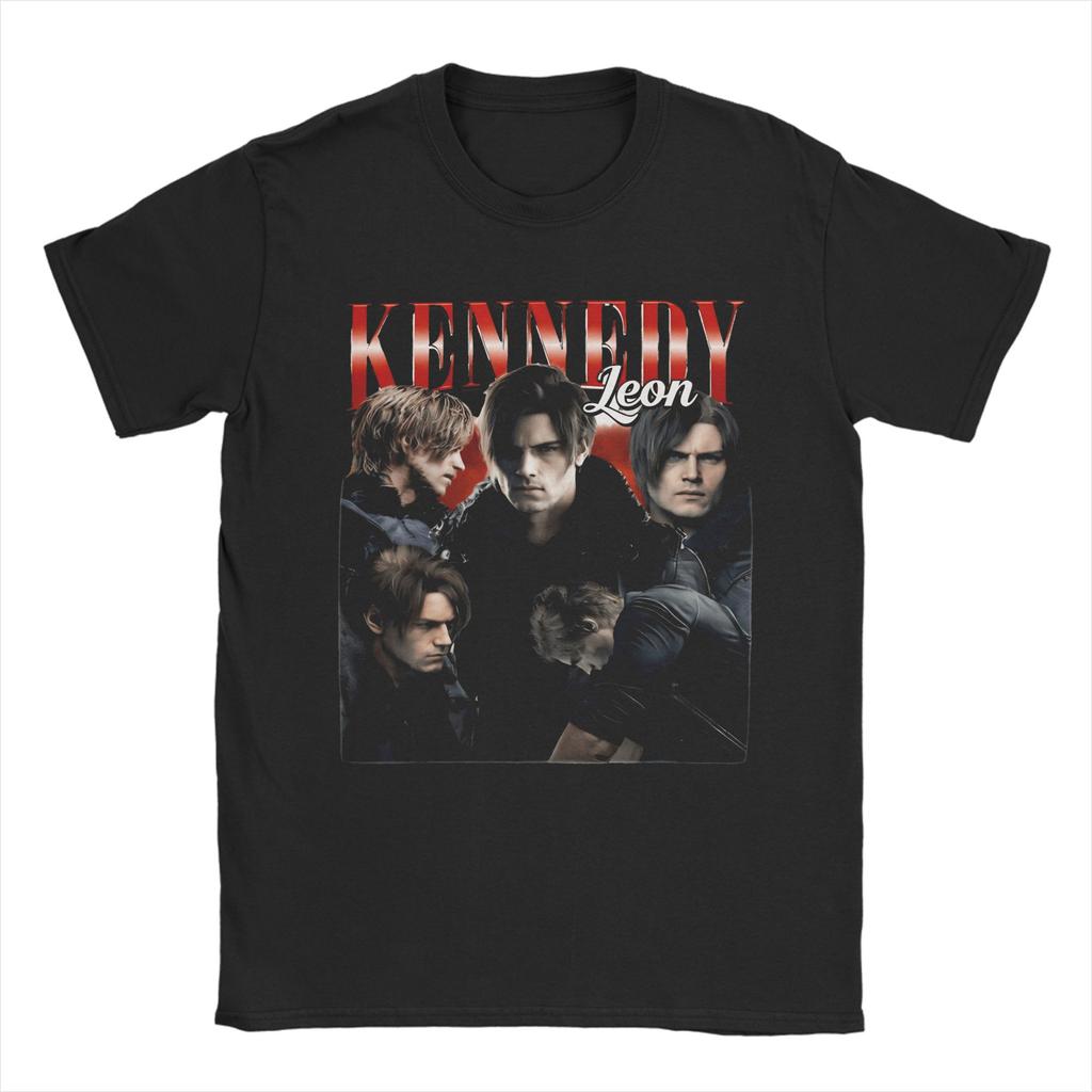 Leon Kennedy Girl Dinner T Shirt Beach Hippie T Shirts Unisex 100 Cotton ONeck 4XL 5XL 6XL Top Tees ShortSleeve Y2K Retro Tshirt