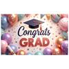 Grad Event Display Grad Cap Design Graduation Banner Grad Background Star Decor Graduation Backdrop For Commencement Party