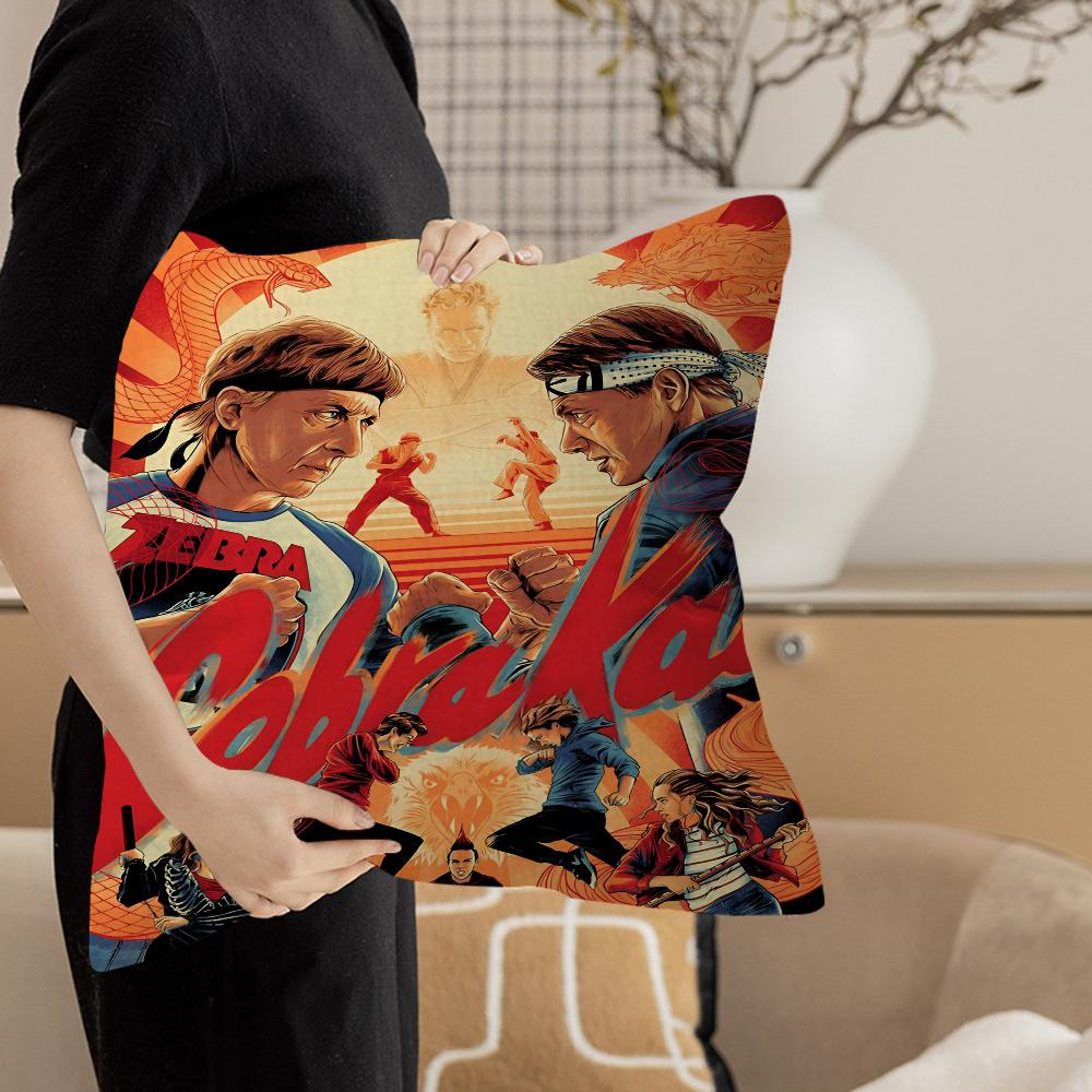 Action Tv C-Cobra K-Kai Cushion Cover Car Throw Pillow Case For Sofa Car Christmas Gift 40X40Cm 45X45Cm