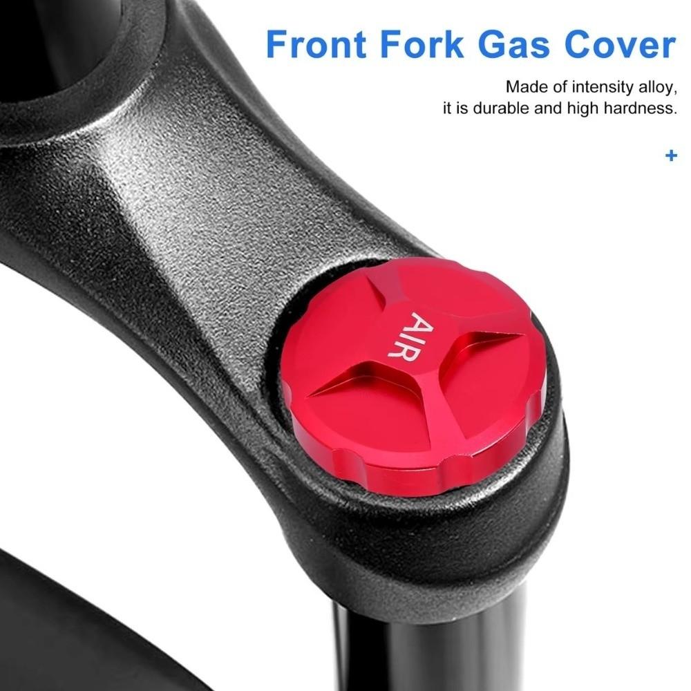 Manual Locking Bike Air Fork Nozzle Cover Shock Absorption Bicycle Fork Cover Cap  Bicycle Repair