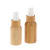 Empty 10/20/30/50/100Ml Bamboo Outer Shell Plastic Spray Bottle With Fine Mist Dispenser For Liquid Perfume Toiletries Container