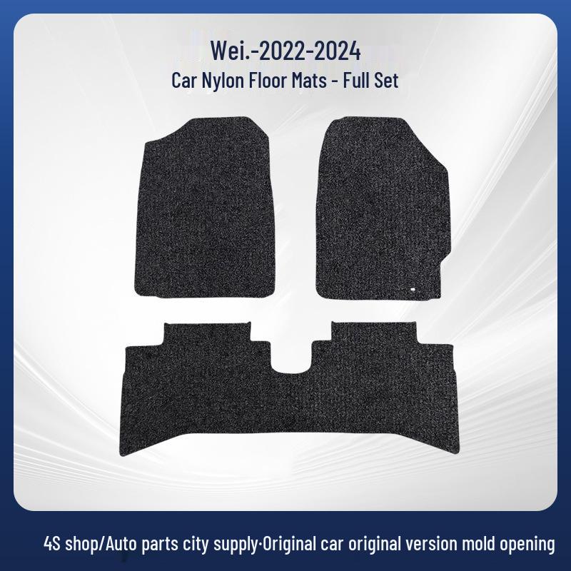 GAC Toyota 2022-2024 Venza Nylon Floor Mats - Durable Black Design