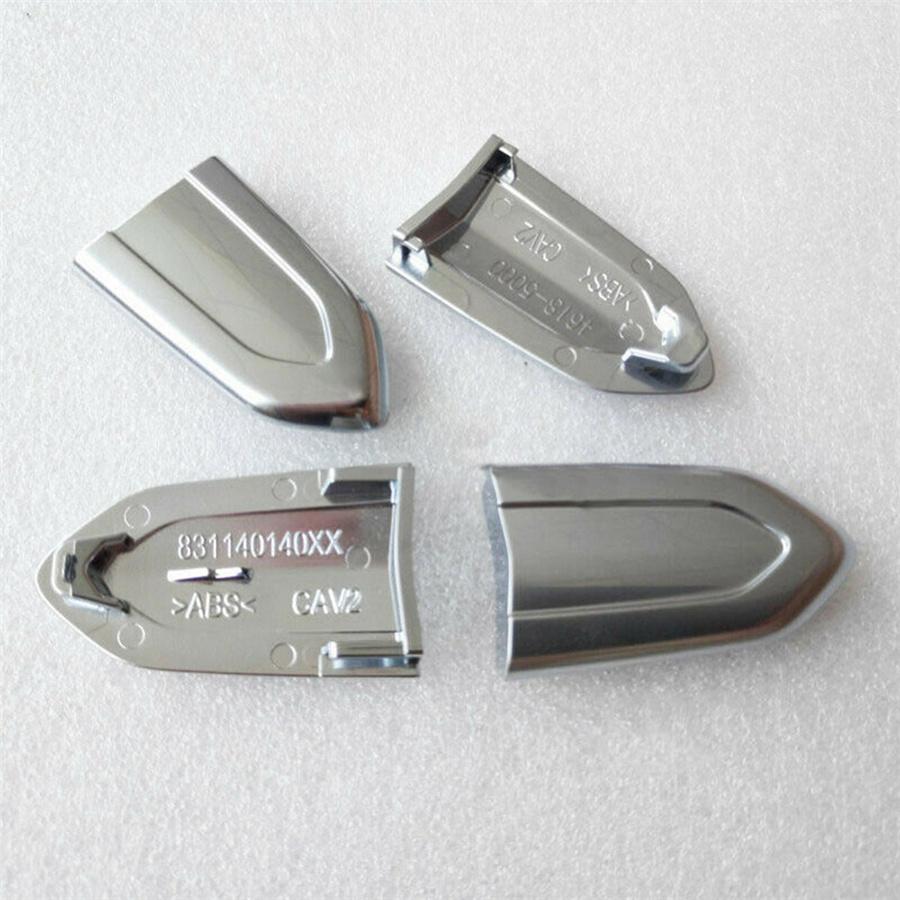For Cadillac ATS XTS CTS CT6 4PCS ABS Exterior Door Handle Silver Cap 13599547