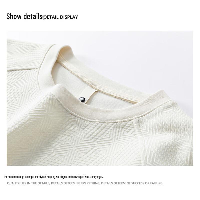 MiiOW Men's Summer Crewneck Textured Sport T-Shirt