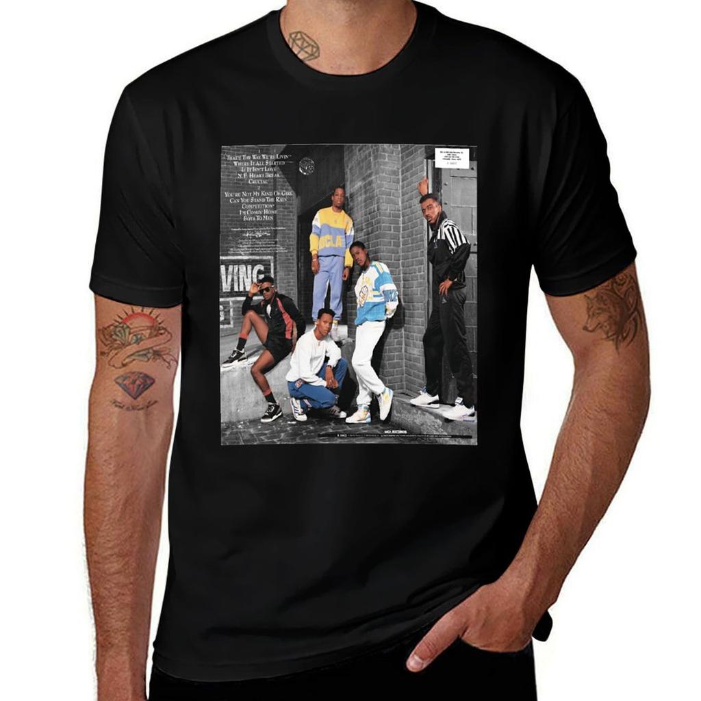 New Edition Heartbreak (Back Cover) Tshirt T Shirt For Unisex 100 Percent Cotton Graphic T Shirts For Unisex Tshirt