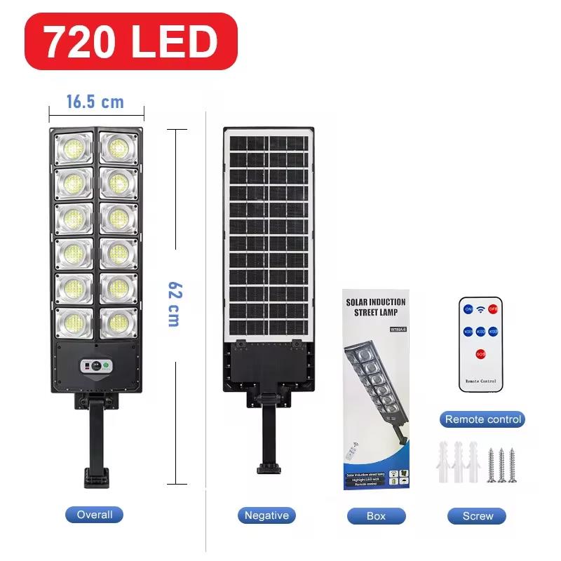 

Широкий диапазон освещения Солнечная лампа Самый мощный уличный солнечный свет 720 светодиодов Пульт дистанционного управления Садовый уличный фонарь Сверхъяркая лампа 100w