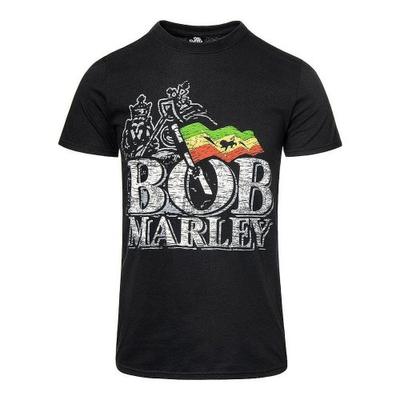 Bob Marley Unisex Volwassen T-shirt met Verweerd Logo