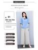 Summer 2025 Women's Retro Chinese Style Linen Top and Wide-Leg Pants Set