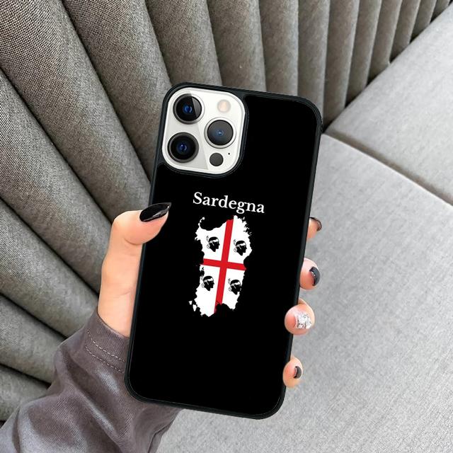 Flag of Sardinia phone Case Cover For iPhone 17 Air 16 15 14 Plus apple 16 11 12 13 Pro Max coque