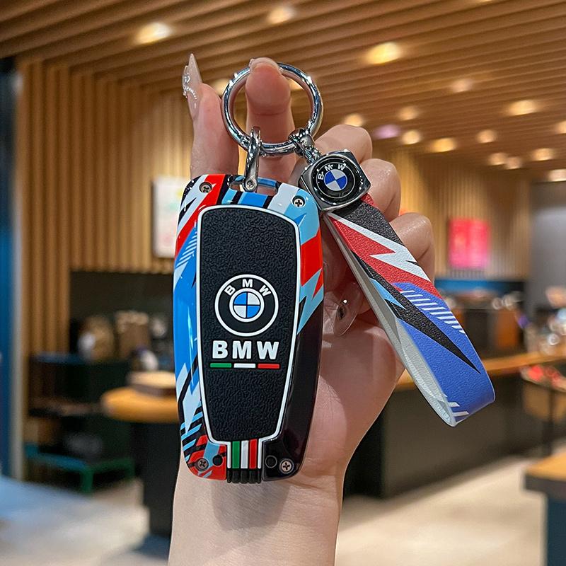 Metal Alloy Car Key Case Cover luminous Shell For BMW 530i 550i 320i 1 2 3 4 5 Series 118i 225i M240i F20 F21 F30 F31 F25 F01
