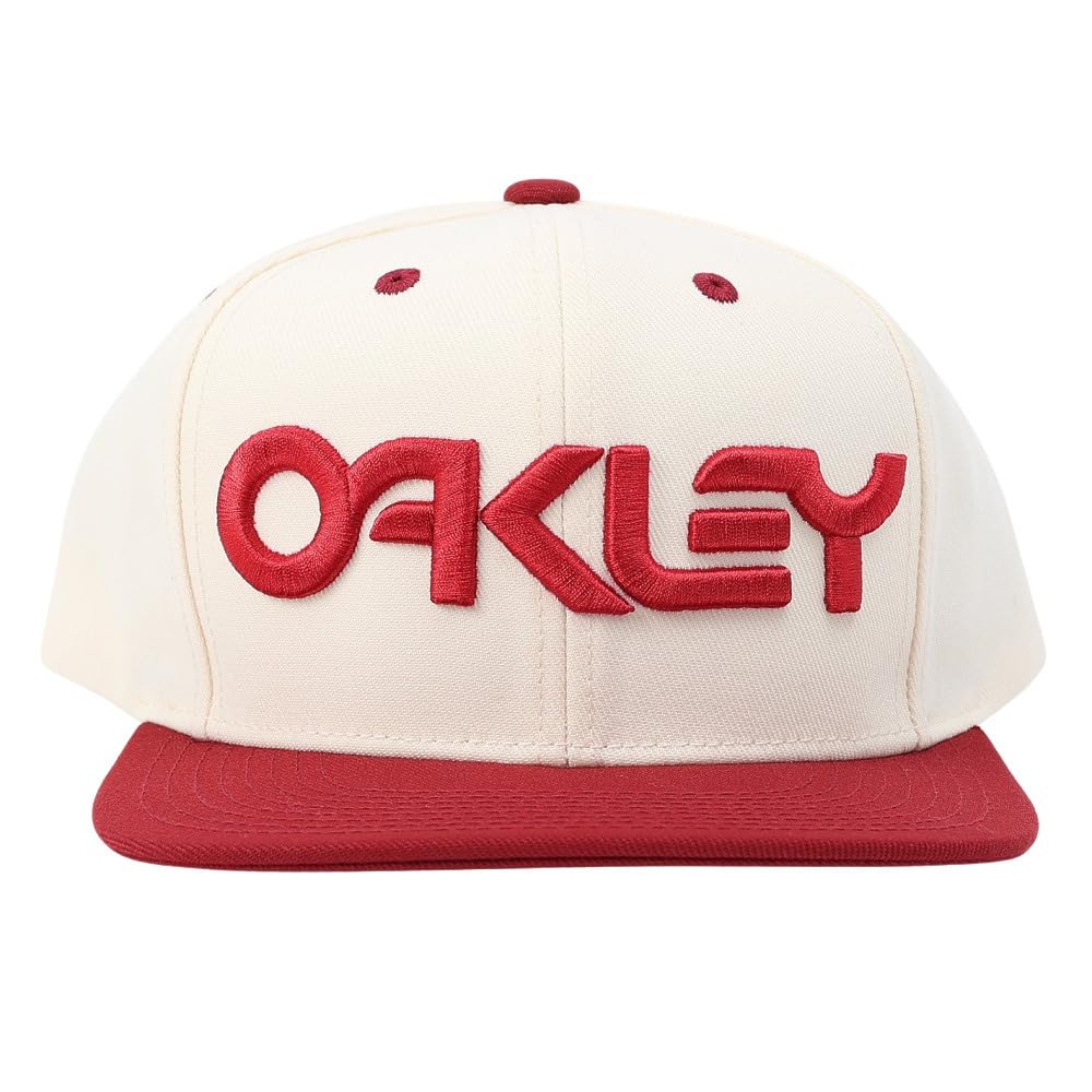 Oakley Mark III Cap - (1AD) Arctic White/Iron Red - One Size