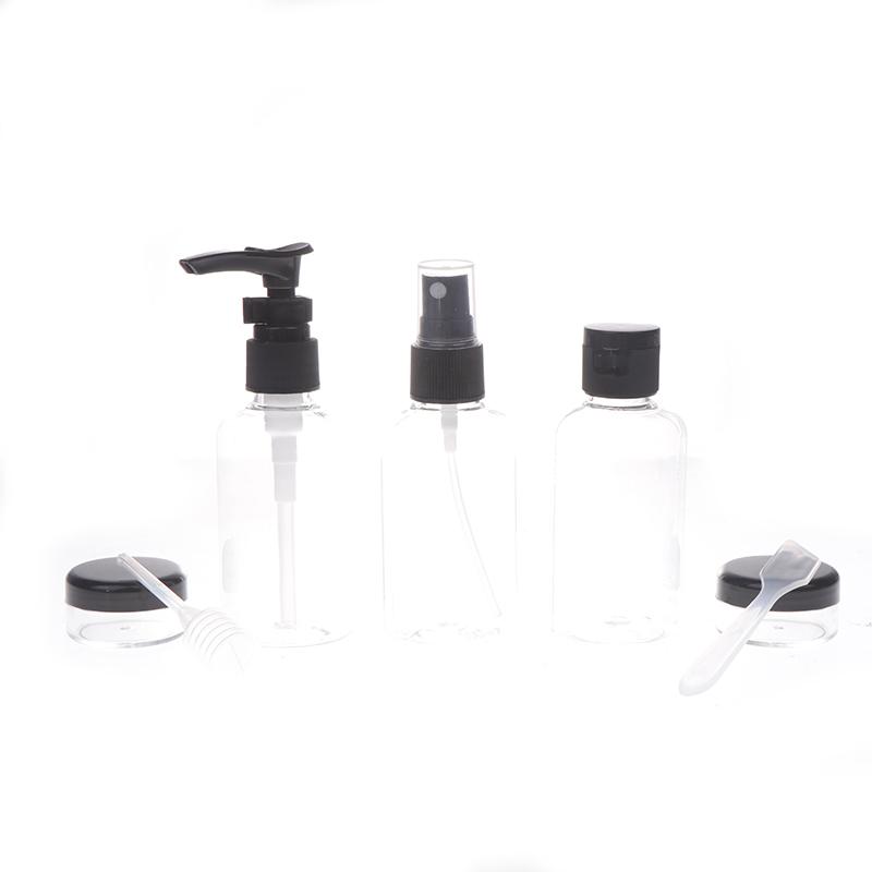 

7 шт./набор дорожных многоразовых бутылок набор косметический лосьон тонер спрей шампунь крем бутылка пустой контейнер