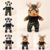 Rabbit Panda Plush Stuffed Toy Removable Military Souvenir Xmas Gift