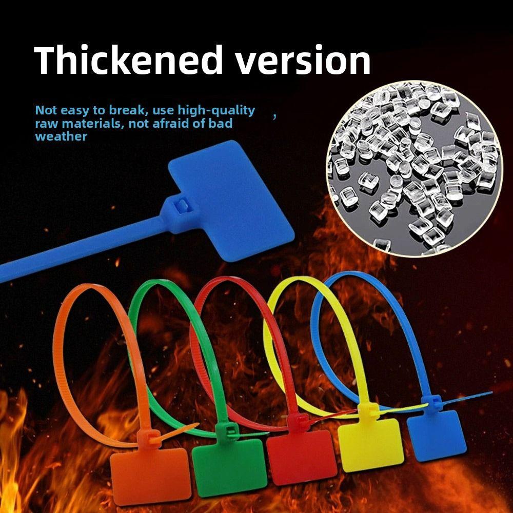 100pcs Self-locking Zip Ties 4*150mm Wire Ties Loop Ties Cable Ties  Wire Organization