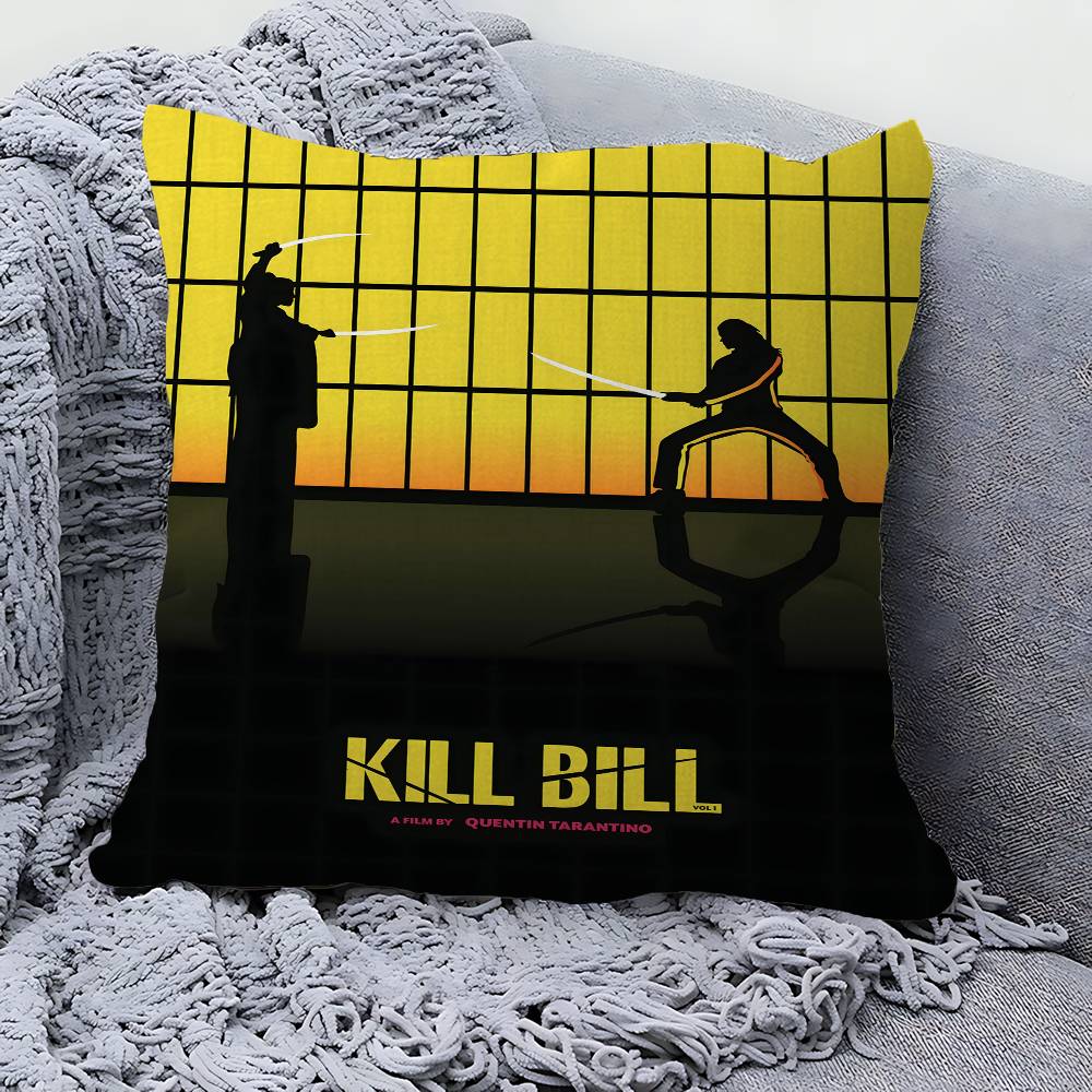 Classic Movie KKill Bill Cushion Cover Inches Farmhouse Decor Home Throw Pillow Covers for Couch Decorations