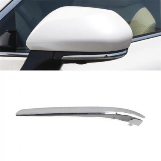 Left Driver Side Door Mirror Lower Cover Trim Chrome For Toyota Camry -