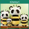 Entzückendes Bienen-Panda-Stofftier Weicher und kuscheliger Begleiter für Kinder und Mädchen