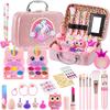 Oyuncak Çocuk Kozmetik Makyaj Seti Çocuk Makyajı Prenses Makyajı İlkokul Yaşları İçin Makyaj Seti ve Yeni Okul Başlangıcı İçin Hediye