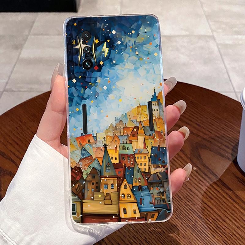 Jelly Casing For Xiaomi Poco F4 GT 5G Capa For POCO F3 GT Fundas Clear Silicone Soft TPU Back Cover Cute Cat Protective Case