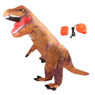 Nafukovací kostým dinosaura Inovatívny módny vtipný Halloweensky nafukovací oblek dinosaura pre