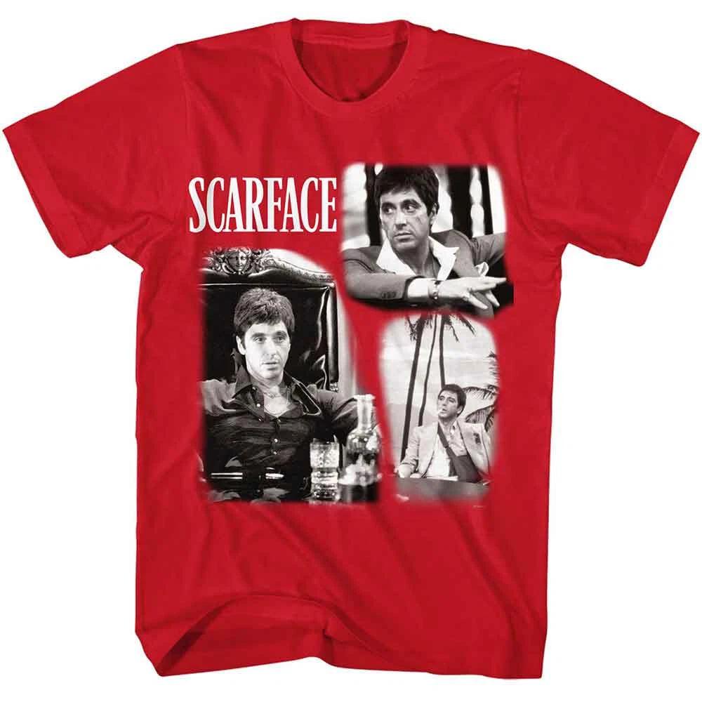 Scarface Movie Collage The World Is Yours Men s T Shirt Cuban Drug Lord S