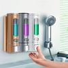 2/3 Head Liquid Soap Container Wall-Mount Hand Soap Press Bottle Soap Dispenser  Home