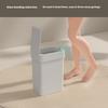Ingelligent No Touch Trash Bin Waterproof Odor Control Automatic Garbage Can for Small Space Bathroom Living Room Office