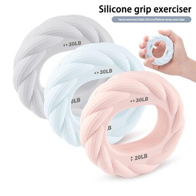 Adjustable Hand Grip Rings Carpal Expander Silicone Exerciser Portable Muscle Finger Forearm Trainer for Homes Gym