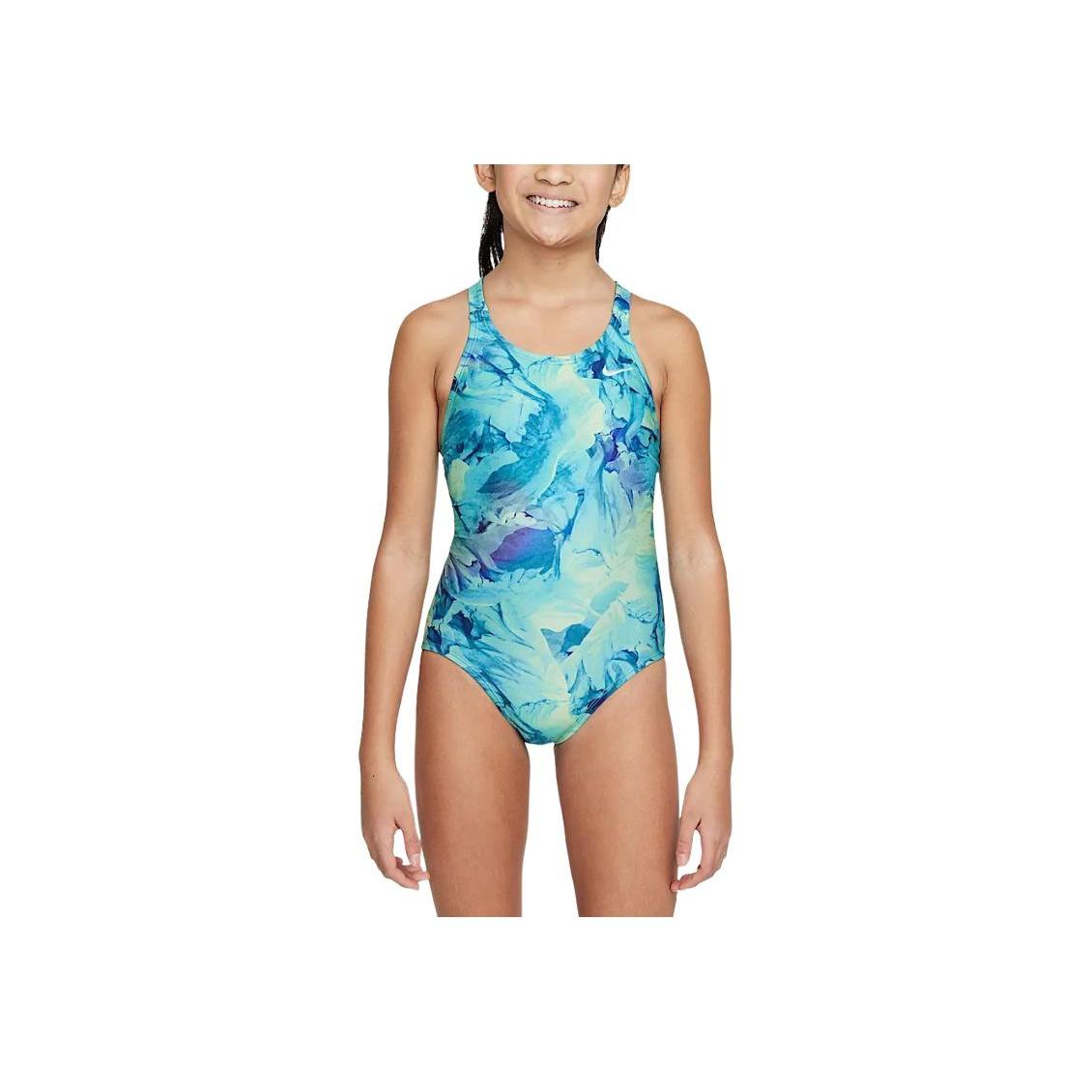

Nike Kids Swim HydraStrong Comfortable Soft Skin-Friendly Kids Swimwear Multicolor Light-Yellow-Green Cactus-Green HV8579-901 L