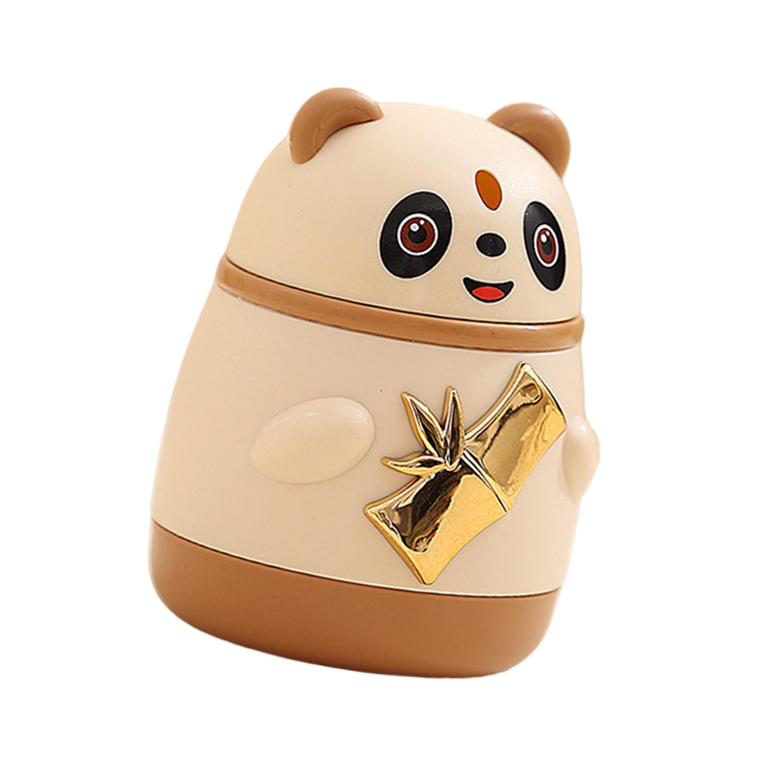 Unique Panda Toothpick Container Press Type Toothpick Holder Box Automatic Toothpick Dispenser Table Decorations