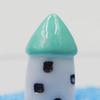 2 Pcs Mini Windmill Lighthouse Figurine Tiny Lighthouse Resin Model for Micro Landscape DIY Dollhouse Accessories Bonsai Planter Pots Crafts