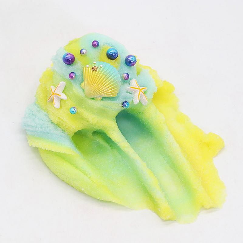 60ML Scented Clear Crystal Slime, Fluffy Stretchy Putty, Fake Candy Design, Stress Relief, Holiday, Birthday & Festival Favors