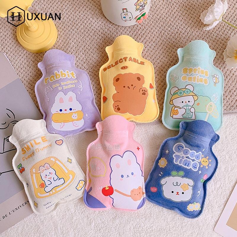 1Pc Lovely Cartoon Hand Po Warm Water Bottle Mini Hot Water Bottles Portable Hand Warmer Girls Pocket Hand Feet Hot Water Bags