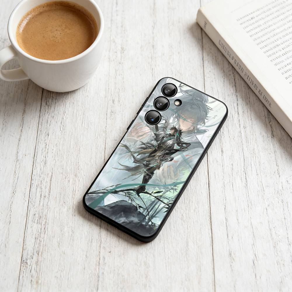 

Wuthering Waves Phone Case For Samsung Galaxy A73,A72,A71,A70,A53,A52,A51,Others Soft Black Cover Samsung a20s