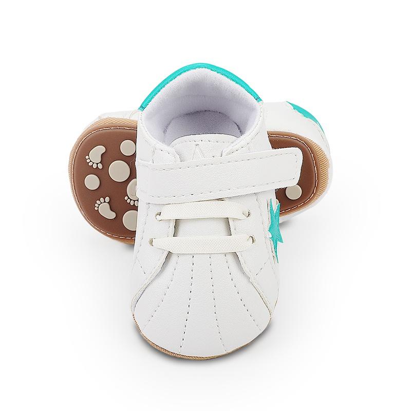 0-1 Jahre Neugeborene Schuhe Baby Jungen Mädchen Casual Weiche Unterseite Rutschfeste Schuhe Sterne Muster Flache Schuhe