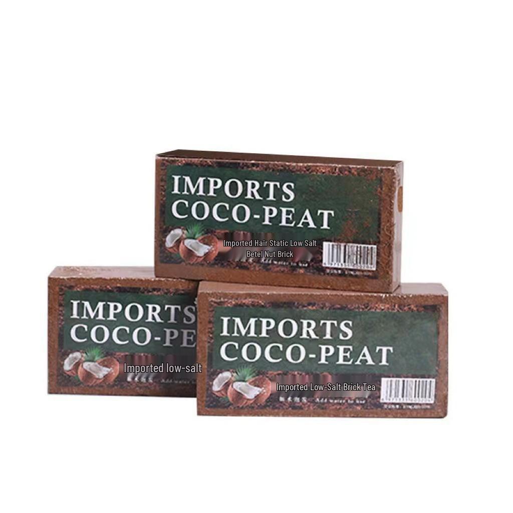 High-Foaming Coarse Coconut Coir Nutrient Soil Brick for Vegetables & Flowers