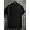 Europäische Größen Herrenmode Lässig Trendig Street Style Rundhals T-Shirt mit Herzschlaglinie Herzform Muster Erwachsene Herren Outfits Geeignet