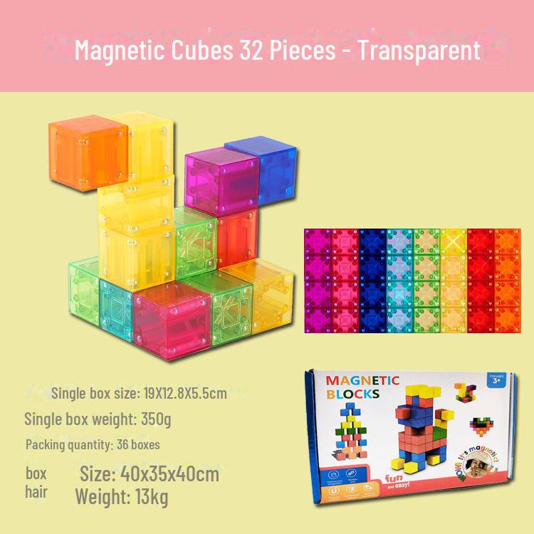 Magnetic Cube Puzzle Blocks: Cross-Border Teaching Aids for Kids
