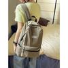 Small Fresh Solid Color Backpack for Female College Students, Outdoor Mountaineering Bag, Simple and Lightweight Travel Study Ba